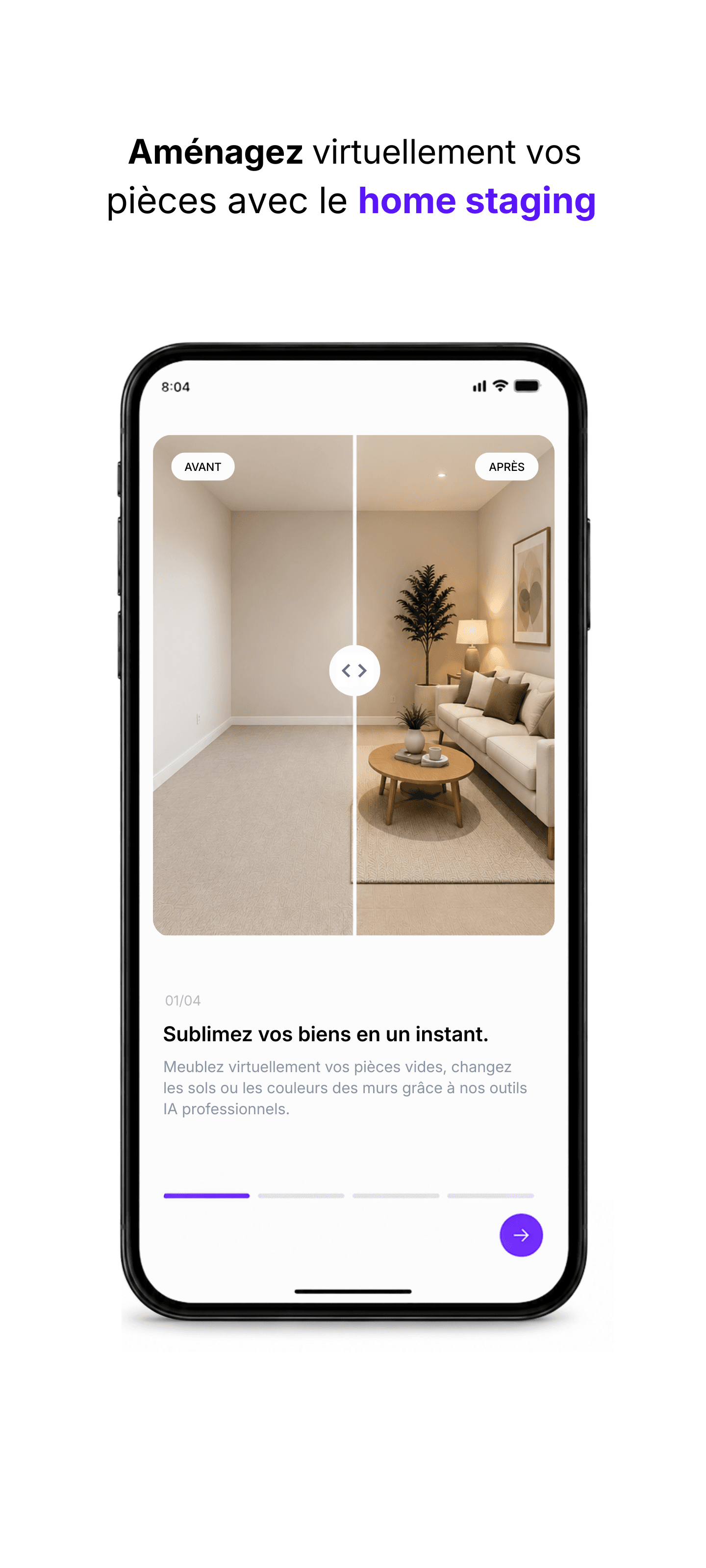 Aménagez virtuellement vos pièces avec le home staging IA